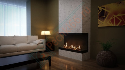 Встраиваемый биокамин Lux Fire Фронтальный 440 S