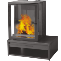 Чугунная печь-камин Eco Minimal 35 (Plamen)