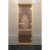 Стеклянная дверь для хамама в золотом профиле, бронза 210х90 (по коробке) (DoorWood)