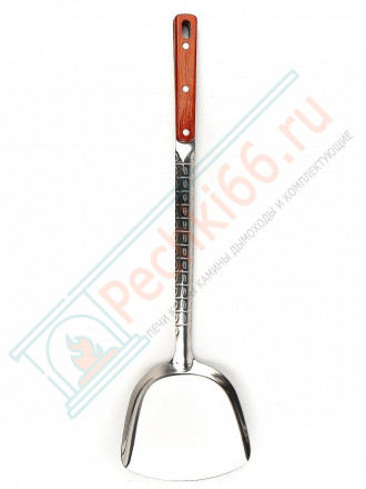 Лопатка для жарки цельная, с деревянной ручкой 45 см