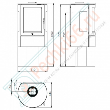 Печь-камин Nice (Varde)