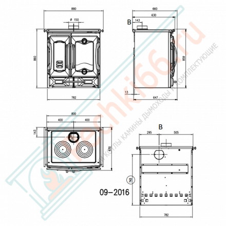 Печь с варочной поверхностью Mamy NE (La Nordica)
