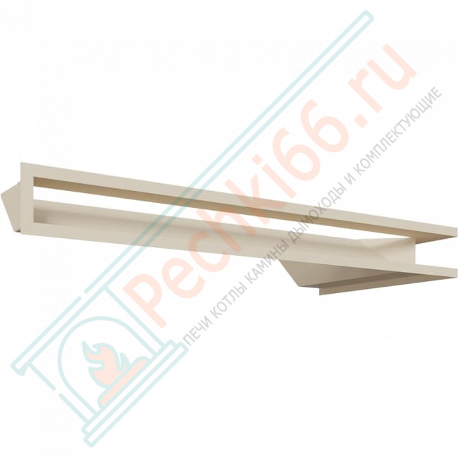 Каминная решетка угловая Luft 40X80X9 бежевая (Kratki)
