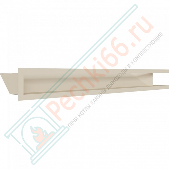 Каминная решетка угловая Luft 40X80X9 бежевая (Kratki)