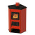 Отопительная печь Corner Red (MBS) до 200 м3