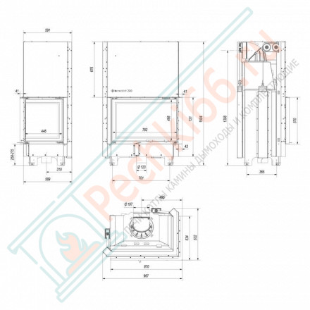 Стальная топка MBA/P/BS/G (Kratki)