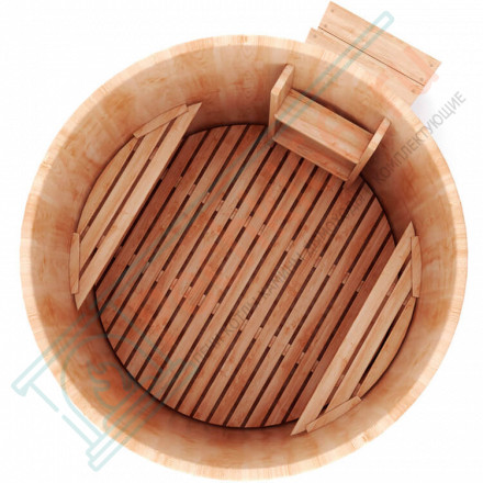 Купель кедровая круглая 120х120х100 (НКЗ)