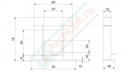 Биокамин WHISKEY, черный (Kratki)