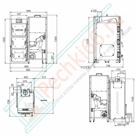 Котел пеллетный Focus 16 (Zota)