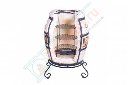 Этажерка трехъярусная, диаметр 220 мм (ТехноКерамика)