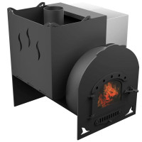 Банная печь Горыныч Мини со стеклом, под бак 60 л (ТермоСфера)