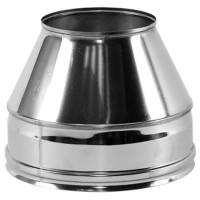 Конус Факел V50R с изол (AISI-321/0,8-AISI-304/0,5) d-130/230 (Вулкан-Cerablanket)