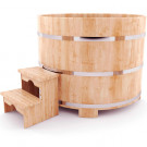 Купель кедровая круглая 180х180х100 (НКЗ) Купель кедровая круглая 180х180х100 (НКЗ)