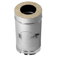 Труба V50R с лючком ревизии с изол L=500 (AISI-310S/0,8-AISI-304/0,5) d-180/280 (Вулкан-Cerablanket)