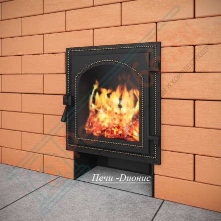 Печь банная Емельяныч под обкладку, с каминной дверцей 220 (Дионис)