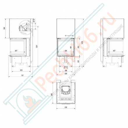 Стальная топка NBC 8 (Kratki)