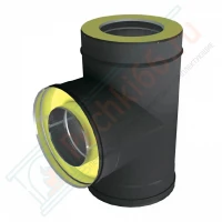 Тройник 90° V50R с изол (AISI-321/0,8-ОЦИНК-RAL/0,5) d-180/280 (Вулкан-Cerablanket)