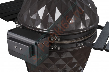 Керамический гриль Diamond Egg XL серый