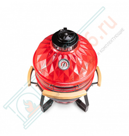 Керамический гриль Diamond Egg S красный