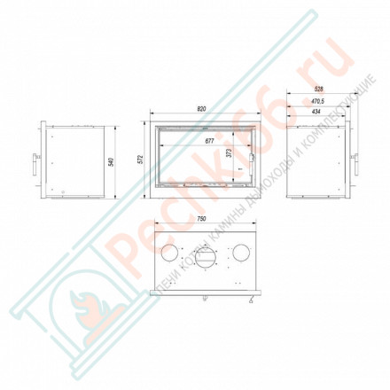 Стальная топка ARKE/75 (Kratki)