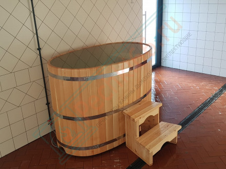 Купель кедровая овальная 69х105х95 (НКЗ)