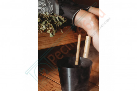 Бадья для сауны алюминиевая Rento, какао (Tammer-Tukku)