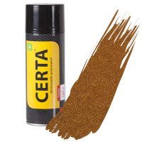 Термостойкая краска аэрозоль 0,52л, медный, +750°С (Certa)