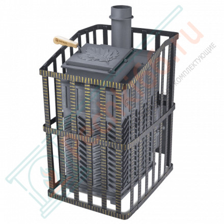 Чугунная печь для бани Гефест GFS-ЗК 18 Ураган (ТехноЛит)