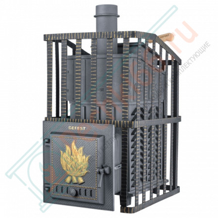Чугунная печь для бани Гефест GFS-ЗК 18 Ураган (ТехноЛит)