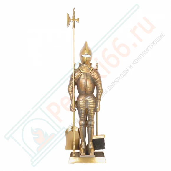 Набор каминный D50011АВ Рыцарь (4 предмета, 79см, античная бронза), на подставке в Казани