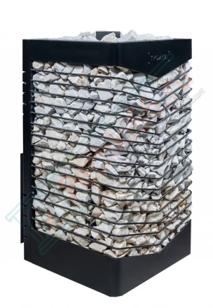 Печь для бани № 06-ГТ 20 на газу с сеткой для камней (усиленная) (Тройка) до 18 м3