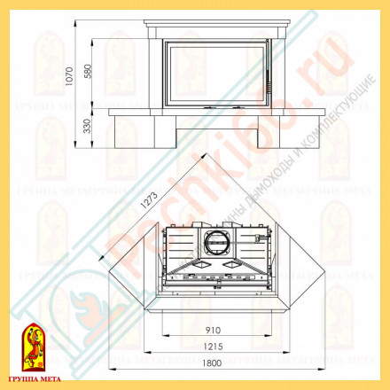 Облицовка Осло 900, бежевый, бежево-коричневый (Мета)