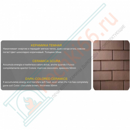 Каминная топка П2С 800 R (Астов)