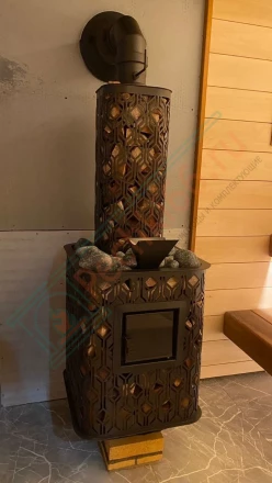 Печь для бани Black Stove Verona 18, З/К под ключ (монтаж 09.2024)
