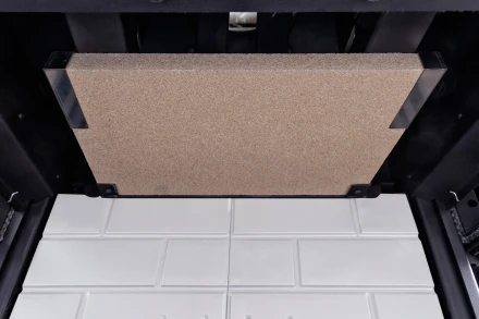 Каминная топка Дельта 800 P три стекла принтинг подовое горение (Экокамин)