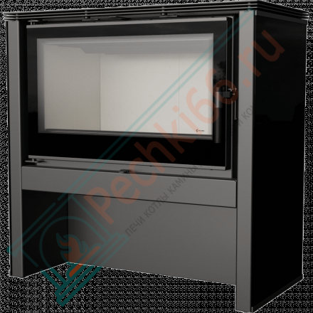 Печь-камин JUNO/12/C, черный (Kratki)