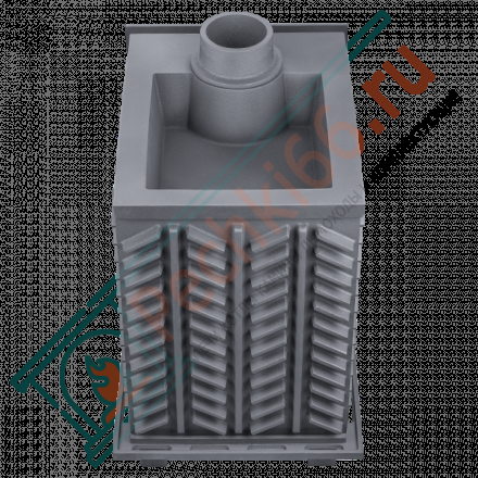 Чугунная печь для бани Гефест GFS ЗК 18 (П) в сетке (ТехноЛит)