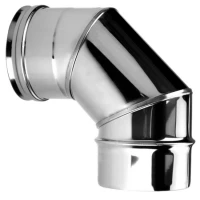 Отвод одностенный 90° (AISI-321/0,8мм) d-250 (Вулкан)