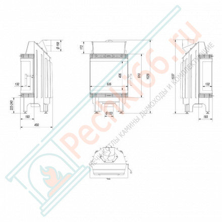 Стальная топка Blanka/LP/BS (Kratki)