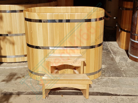 Купель кедровая овальная 100х170х120 (НКЗ)