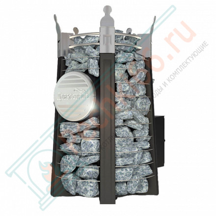 Банная печь Фредерика СТОУН со стеклом (Добросталь)