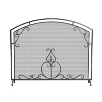 Экран каминный С120B, бронза (Везувий)