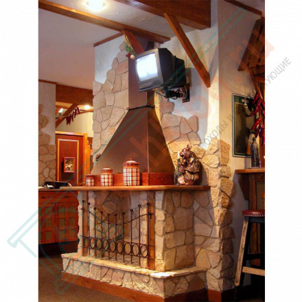 Плитка угловая Шамот Мини, шт. (Терракот)