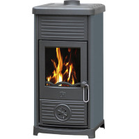 Чугунная печь-камин Maestral N, серо-синяя (Plamen)