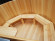 Японская баня Фурако круглая с внутренней печкой 150х150х120 (НКЗ) в Казани