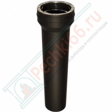Переходник топка L=1000 (AISI-310S/1,0 мм-ОЦИНК-RAL/0,6) d-150/250 (Schiedel-Permeter ULTRA)