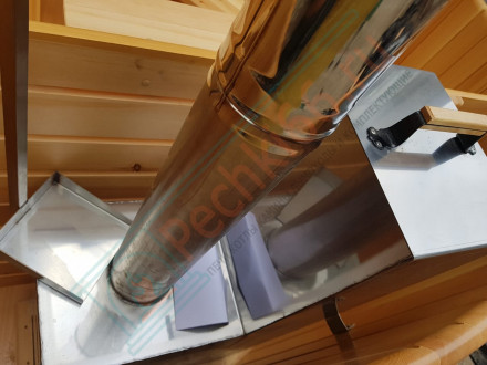 Японская баня Фурако круглая с внутренней печкой 180х180х120 (НКЗ)