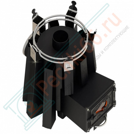 Банная печь Фредерика стронг со стеклом (Добросталь)