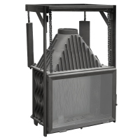 Чугунная топка Камилла 800П (Мета) 15 кВт