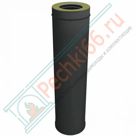 Сэндвич труба V50R с изол L=1000 (AISI-321/0,8-ОЦИНК-RAL/0,5) d-250/350 (Вулкан-Cerablanket)